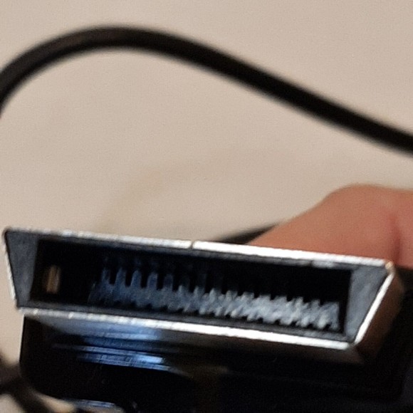 Genuine Official OEM Microsoft XBOX 360 S Slim Black Composite AV Cable UNTESTED - Picture 4 of 7